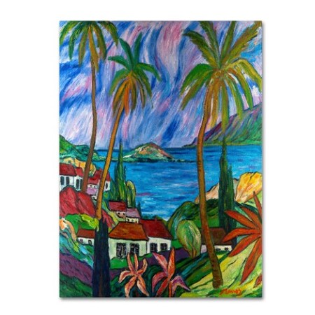 Trademark Fine Art Manor Shadian 'Tropical Paradise' Canvas Art, 35x47 MA0398-C3547GG